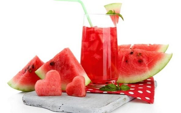 melancia e suco de melancia para perda de peso